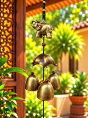 WIND16 Windbel Olifant – 41 cm